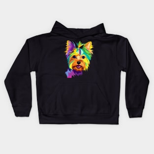 Yorkshire Terrier Pop Art - Dog Lover Gifts Kids Hoodie